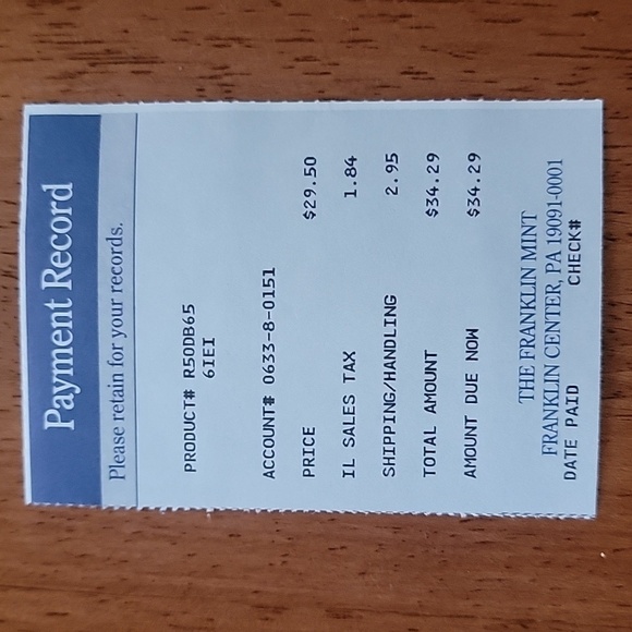 Vintage 1991 Franklin Mint Collector Plate ~ American Eagle - Picture 6 of 6